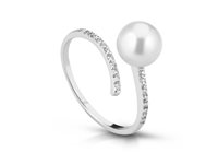 Anello Kioto Donna Perle in Oro bianco Perla ANP47 - ANP47